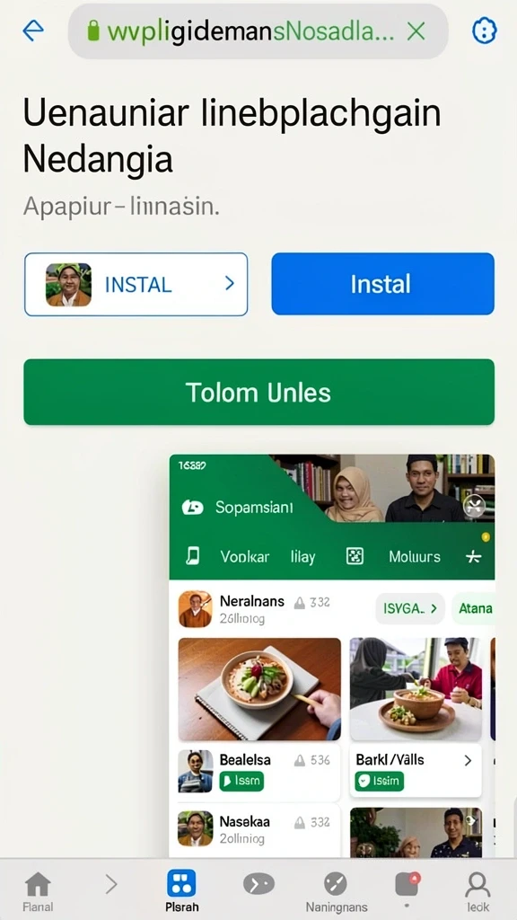 akartoto - Tampilan antarmuka yang intuitif dan menarik.