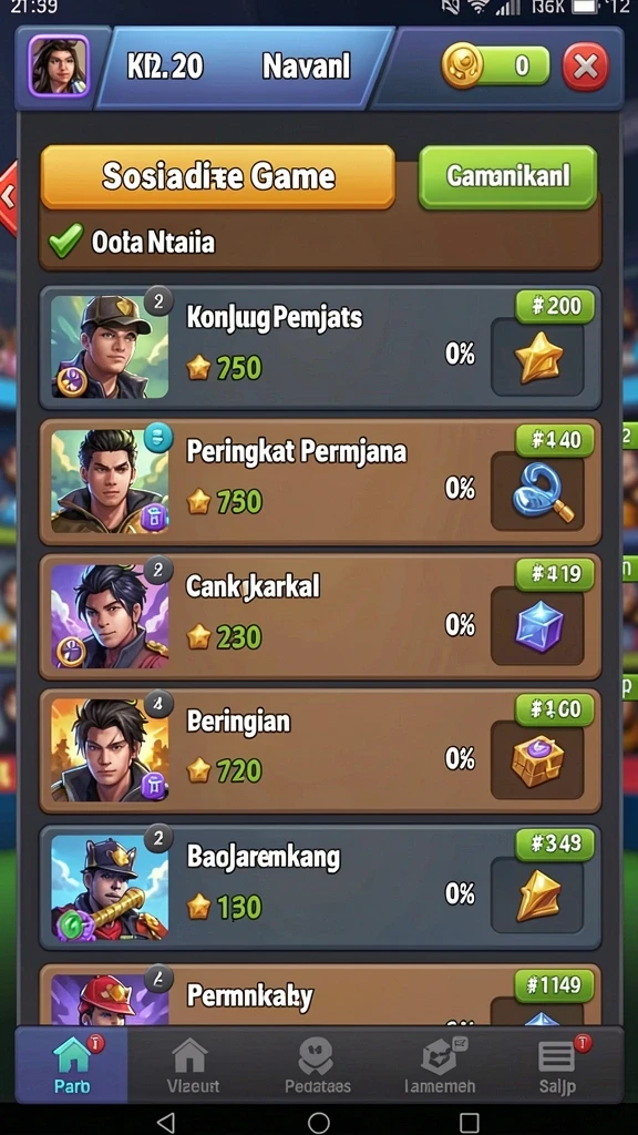 naga1001 - Tampilan antarmuka utama NAGA1001 yang menarik.