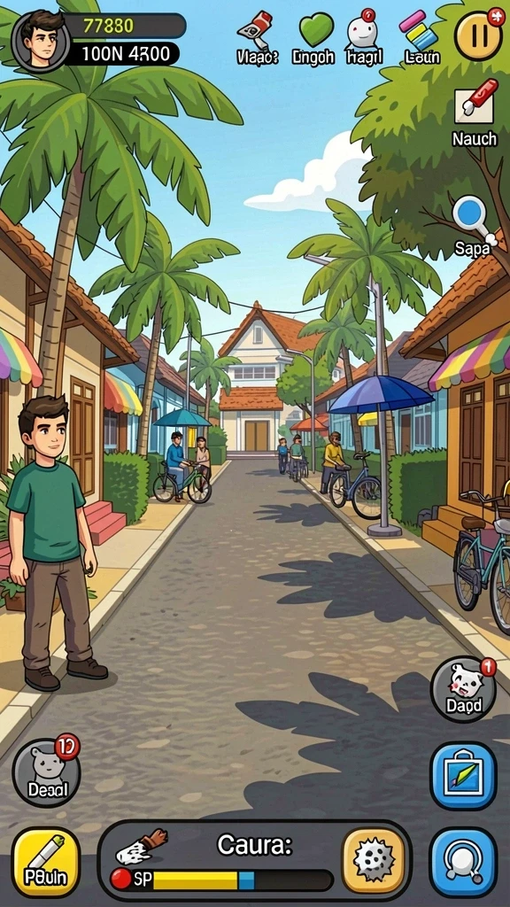 qqstar - Antarmuka pengguna yang intuitif dan menarik.