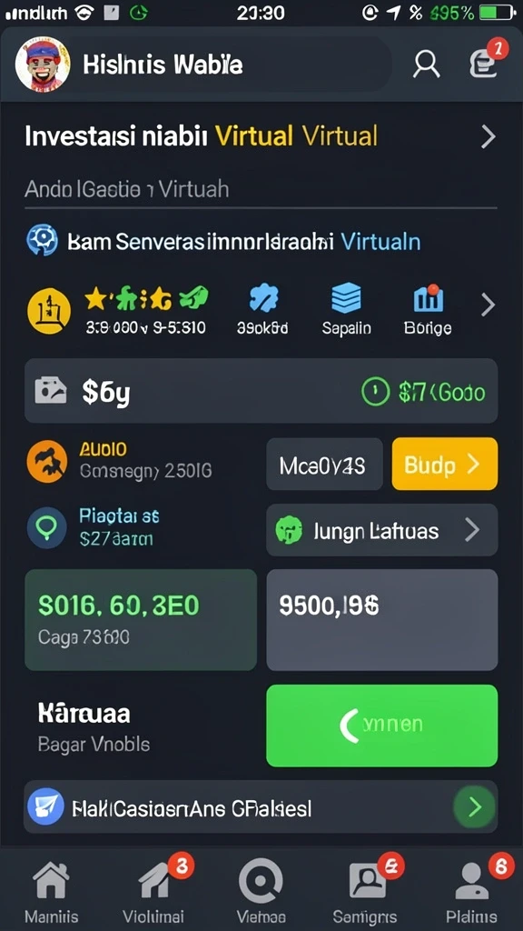 tar555 - Tampilan awal permainan yang menarik dan intuitif.