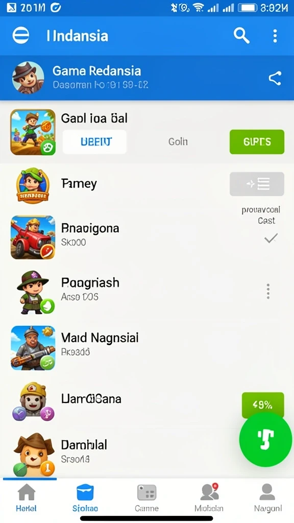 x78 - Tampilan awal game yang menarik dan intuitif.